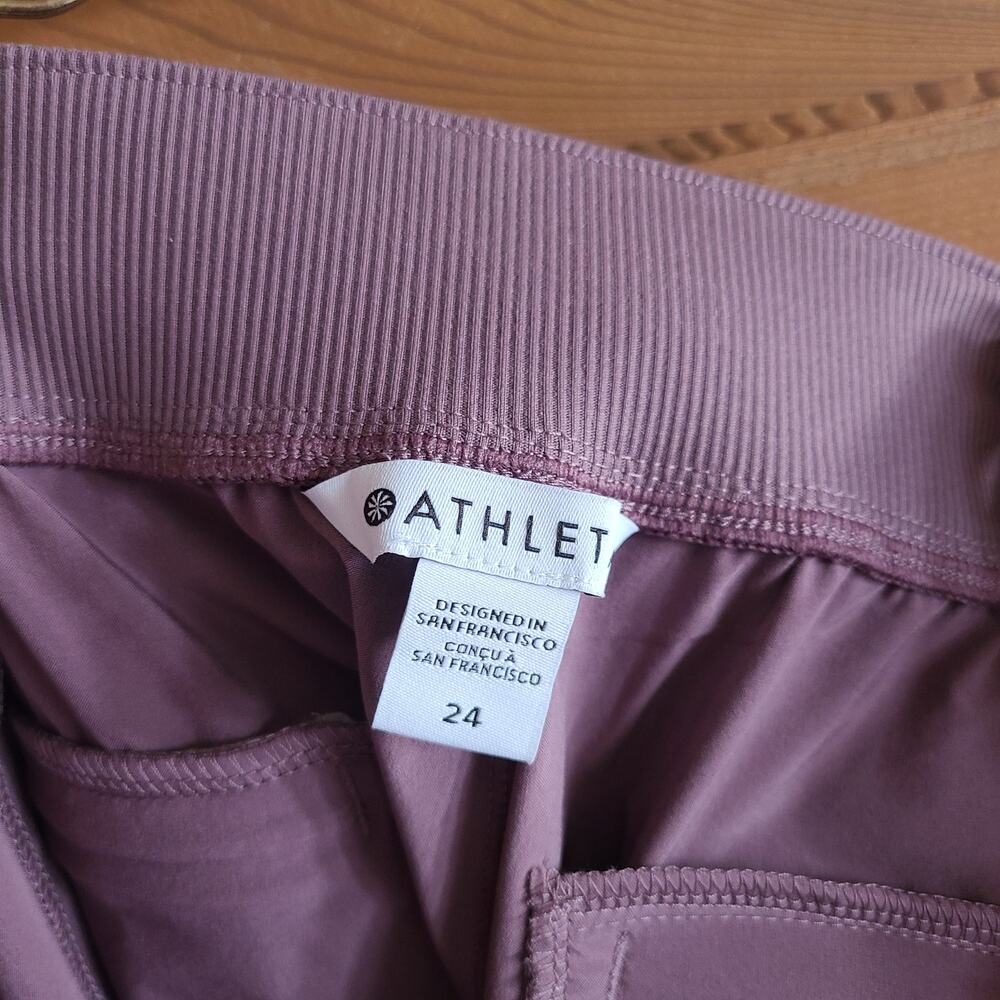 Athleta Brooklyn Ankle Pant NWT 24 Dusk Mauve Plus Athleisure Gym Bottom Pants - Picture 7 of 7